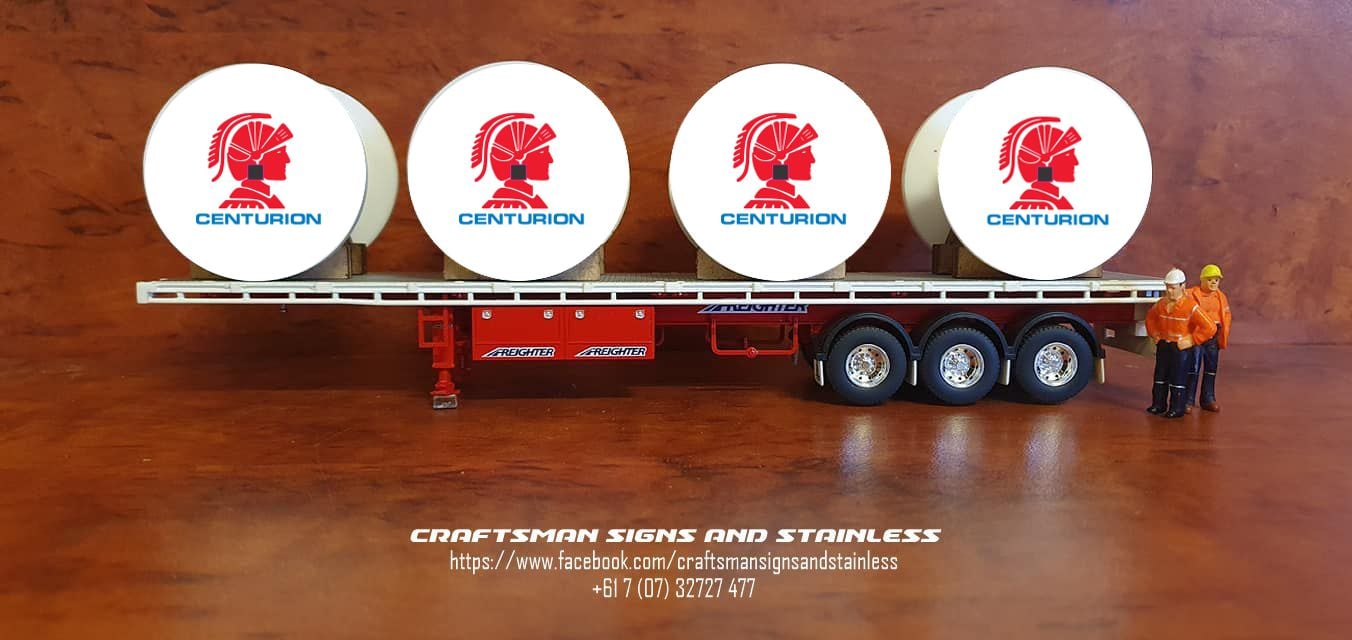 1:50 Scale Acrylic cable reels CENTURION Transport