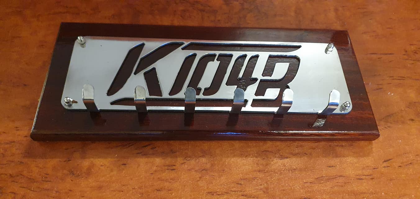 Stainless Steel wall mounted key ring holder-K104