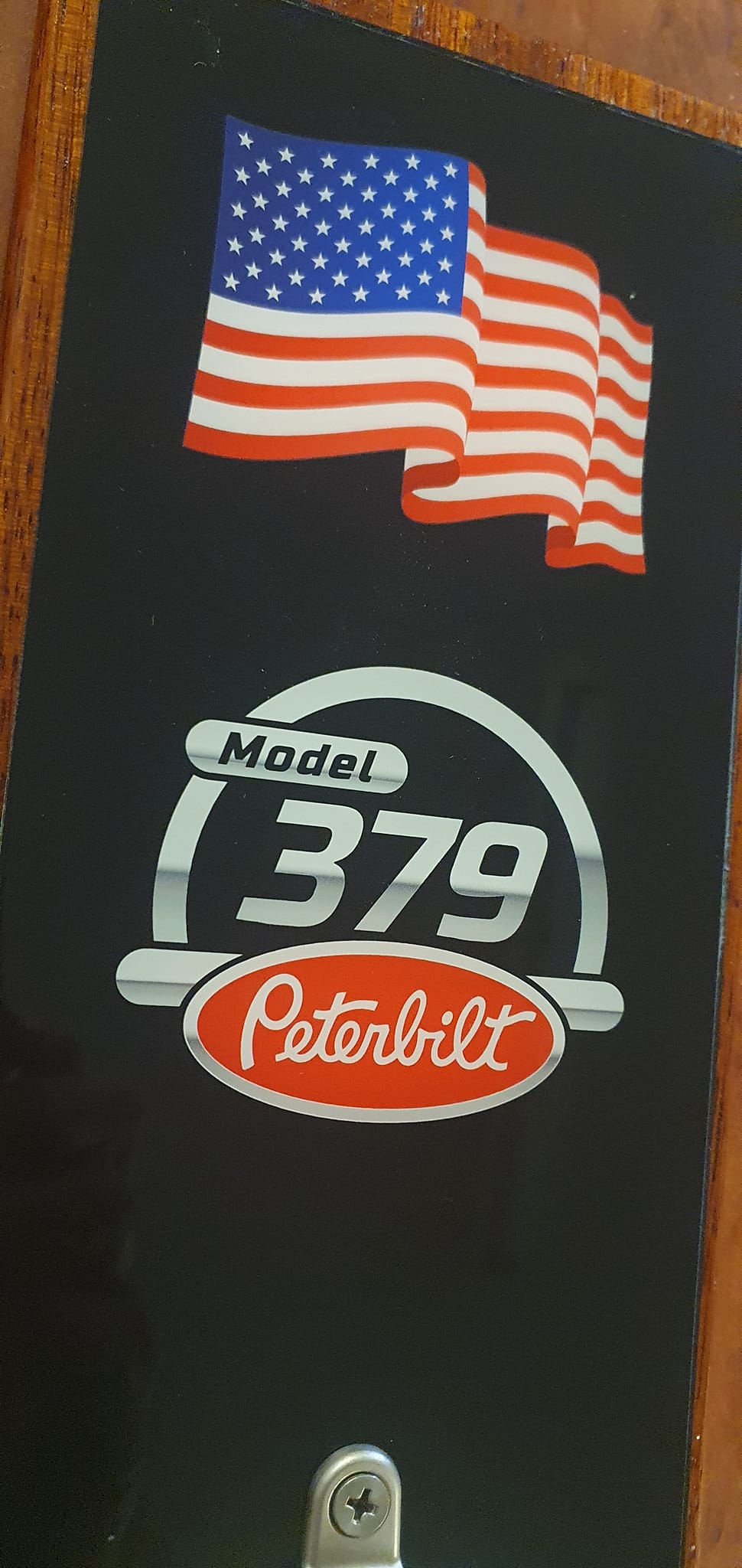 Peterbilt 379 wall mounted bottle opener