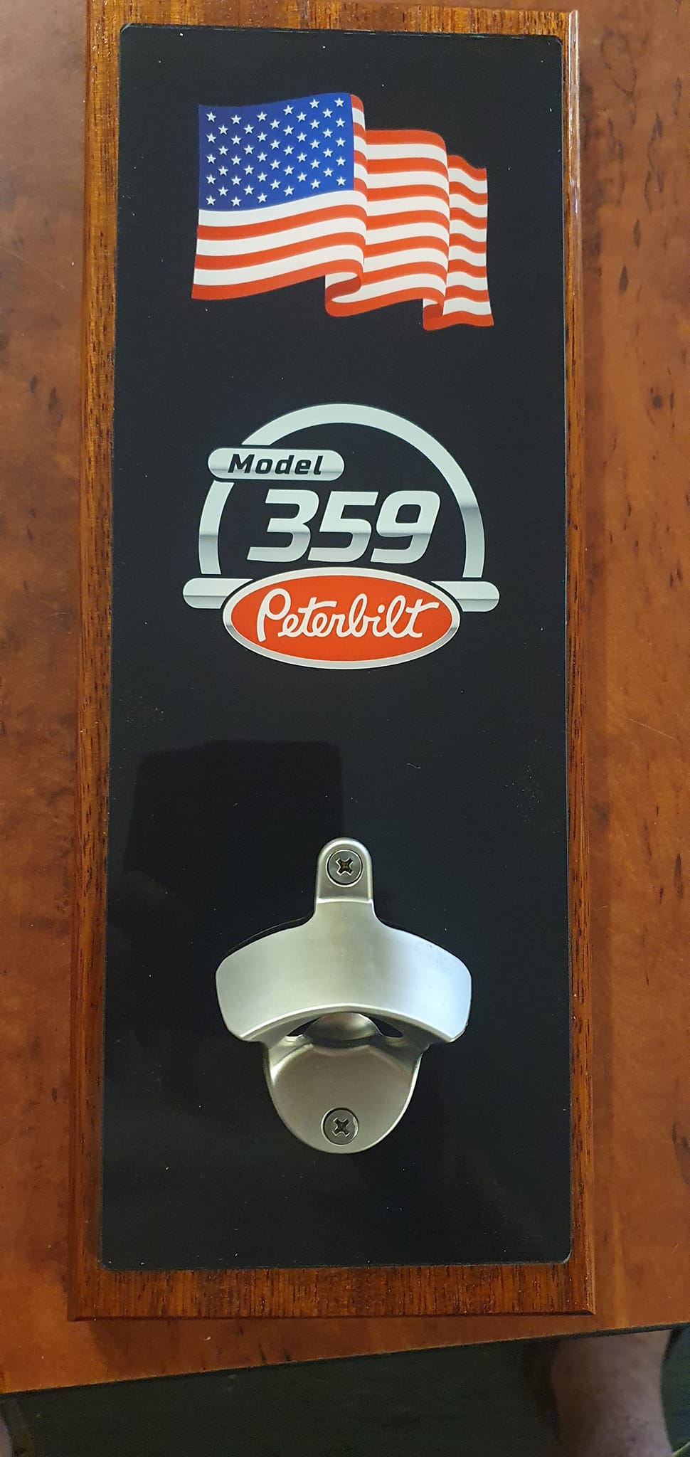 Peterbilt 359 wall mounted bottle opener