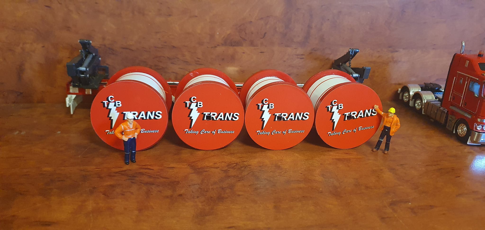 1:50 Scale Acrylic cable reels TCB Transport