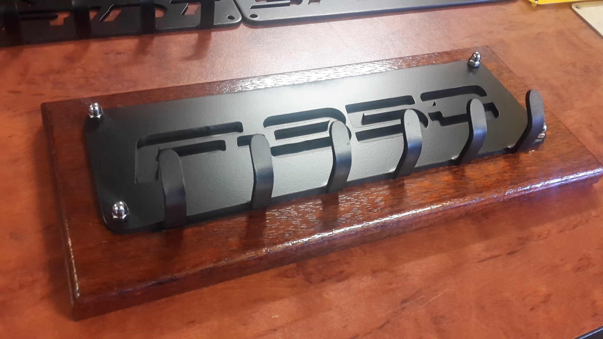 Key Ring holder (KRH), wall mounted Ford F350 Black