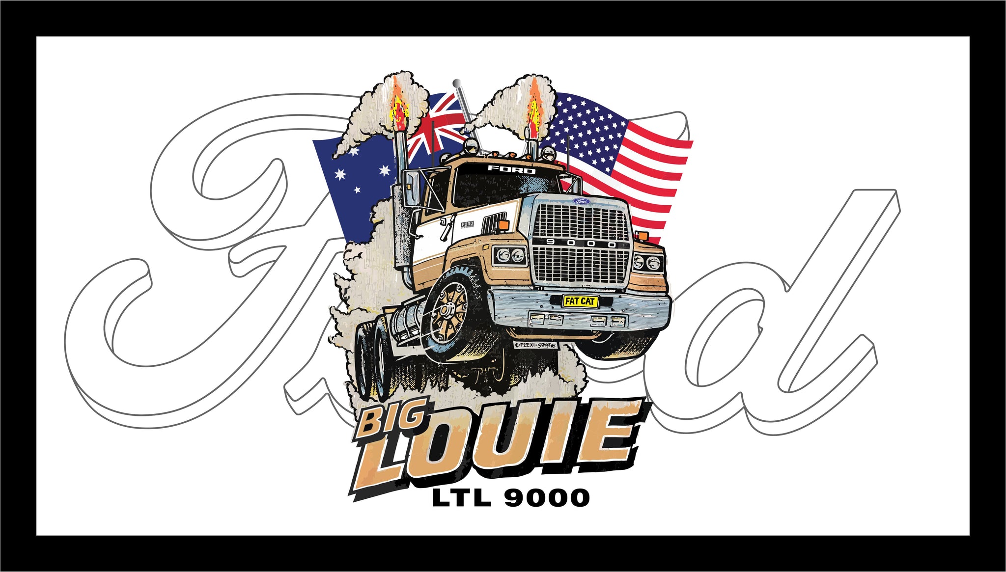 Ford Louisville LTL9000 Big Louie Bat Mat