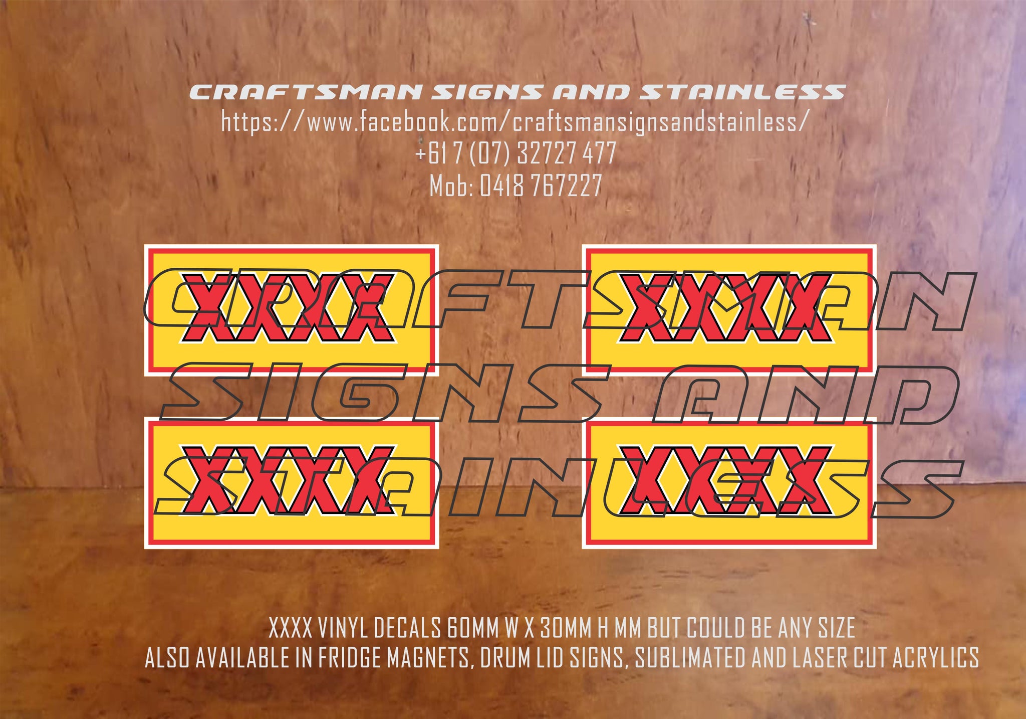 XXXX Decal