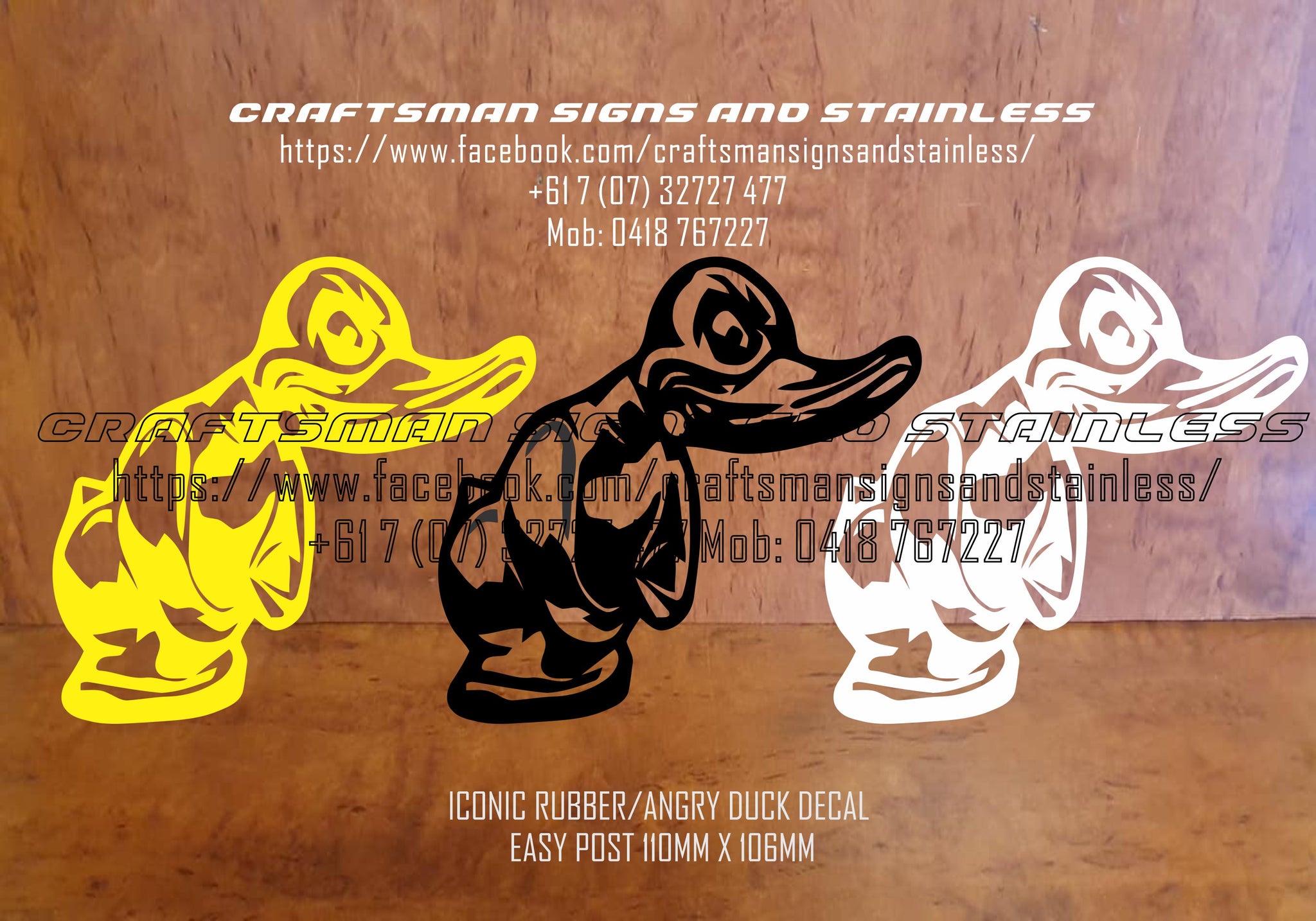 CONVOY Rubber Duck vinyl decals