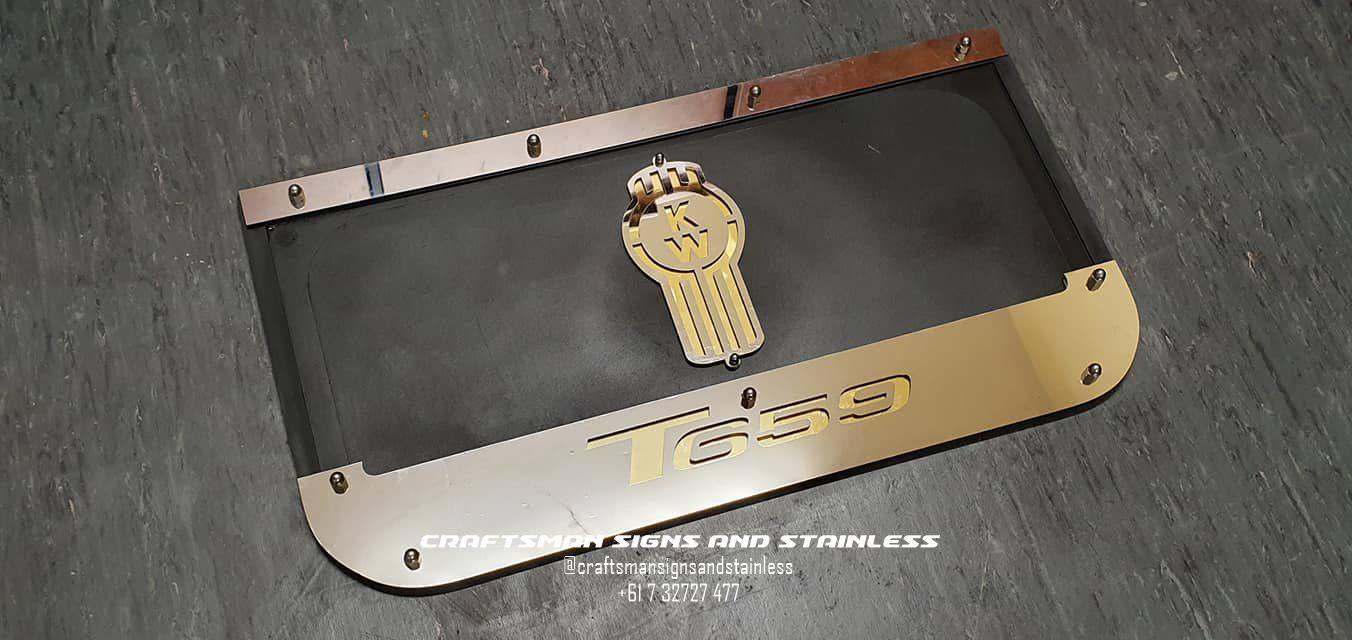 Custom Stainless Steel Mudflap Counterweights T659.