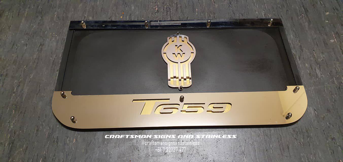 Custom Stainless Steel Mudflap Counterweights T659.