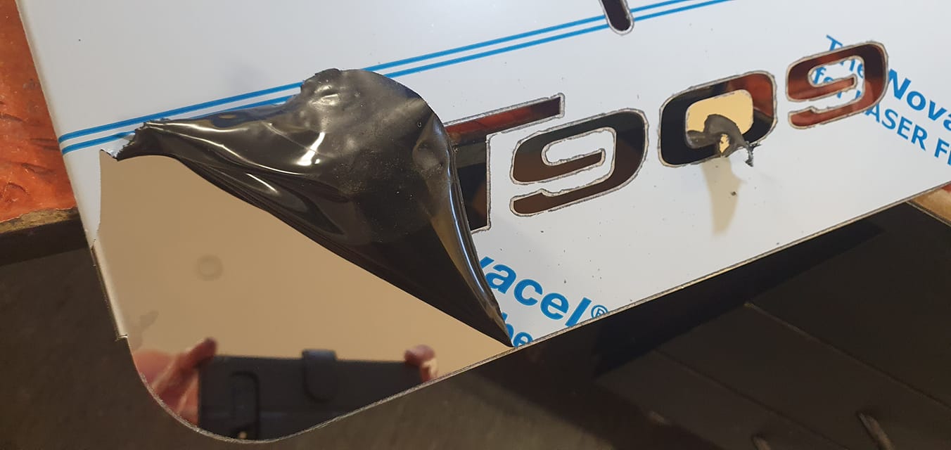 Custom Stainless Steel Mudflap Counterweights T909 Front Steer