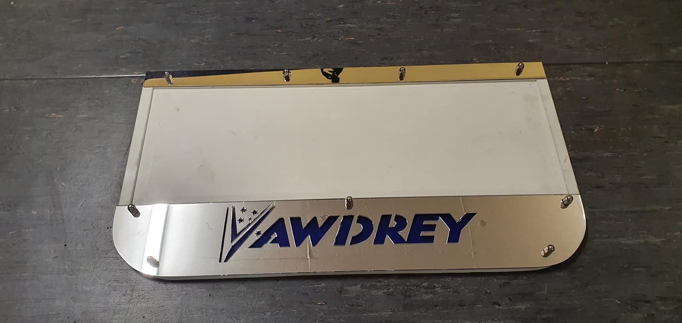 S/S mudflap counterweight VAWDREY