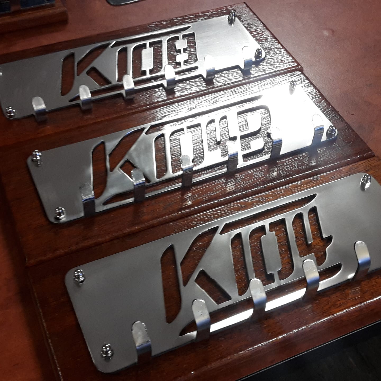 Stainless Steel wall mounted key ring holder-K104