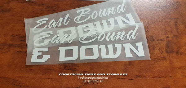 Smokey and the Bandit Vinyl Decal