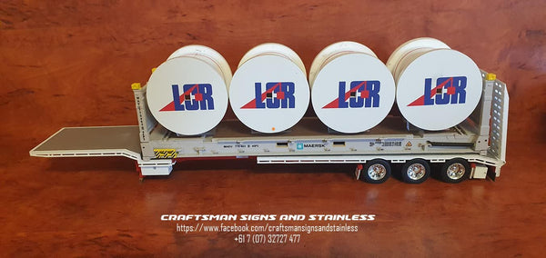 1:50 Scale Acrylic cable reels LINDORES (LCR)