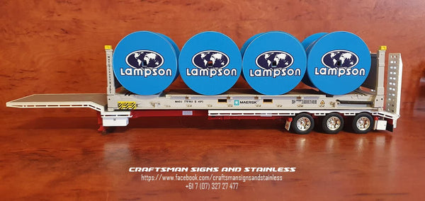 1:50 Scale Acrylic cable reels LAMPSONS
