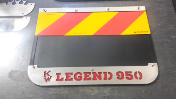 Custom Stainless Steel Mudflap Counterweights LEGEND 950