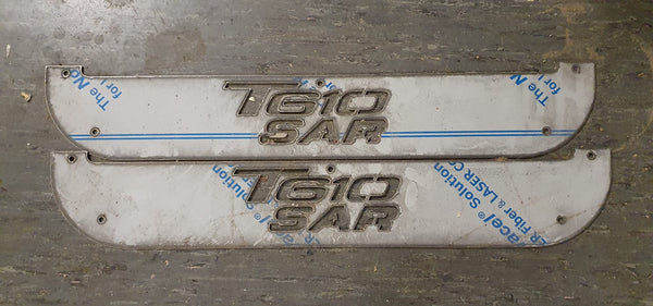 Custom Stainless Steel Mudflap Counterweight T610 SAR