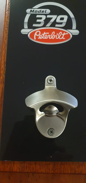 Peterbilt 379 wall mounted bottle opener