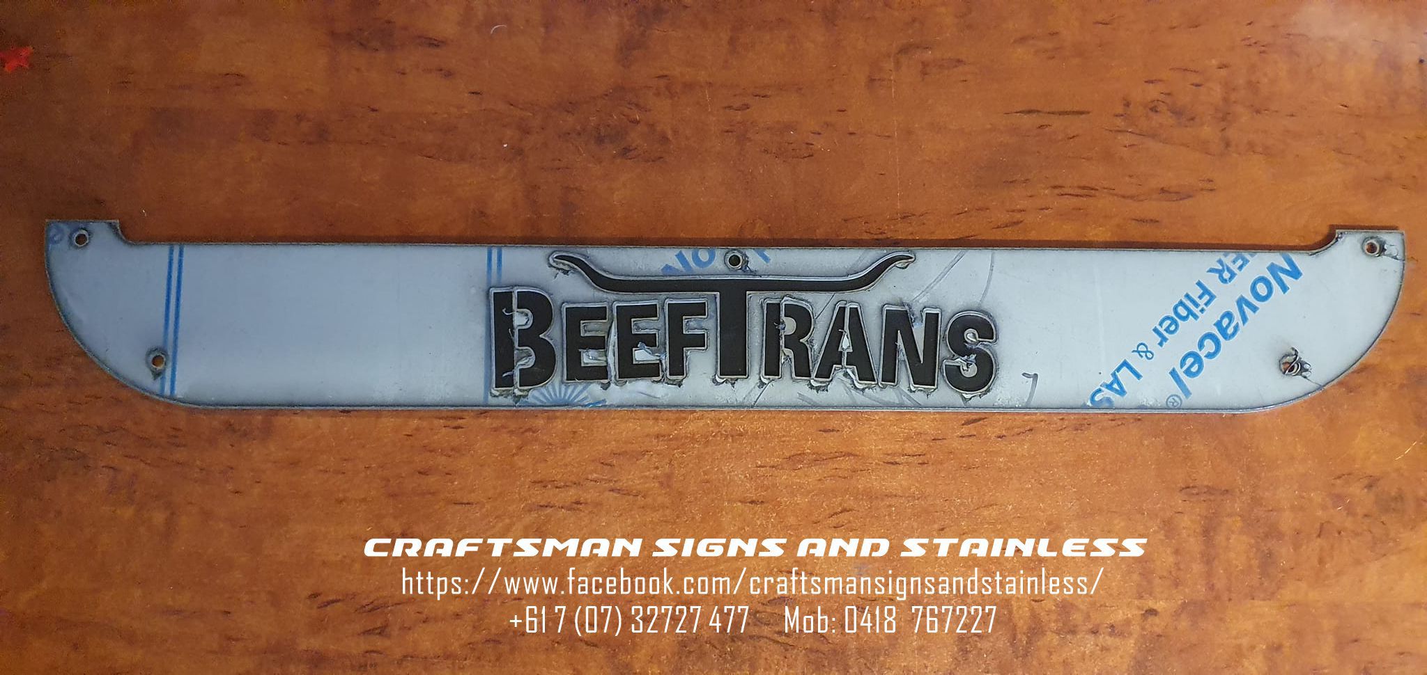 Custom Stainless Steel Mudflap Counterweights BEEFTRANS