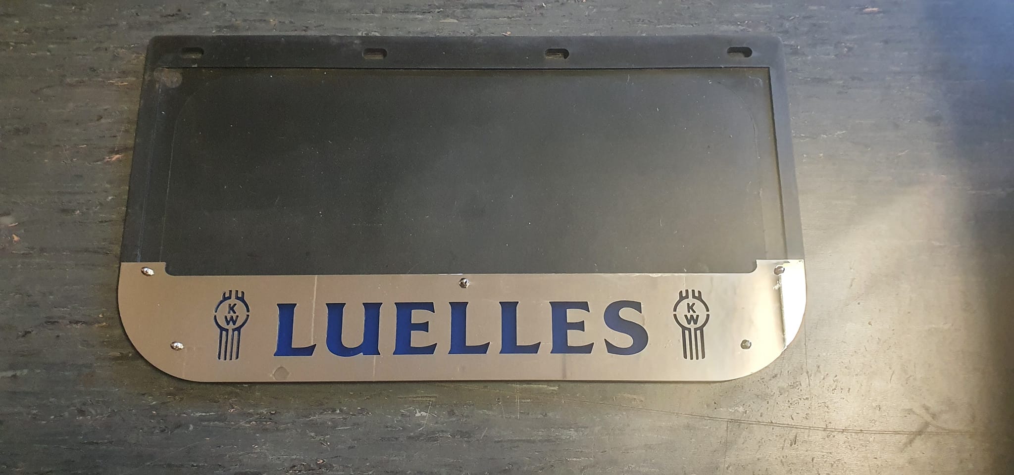 Custom Stainless Steel Mudflap Counterweights LUELLES