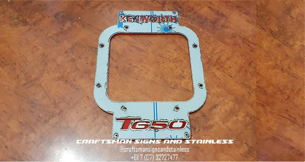 Stainless steel shift surround KW T650