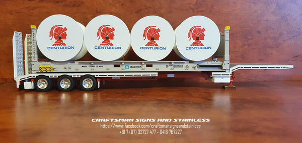 1:50 Scale Acrylic cable reels CENTURION Transport