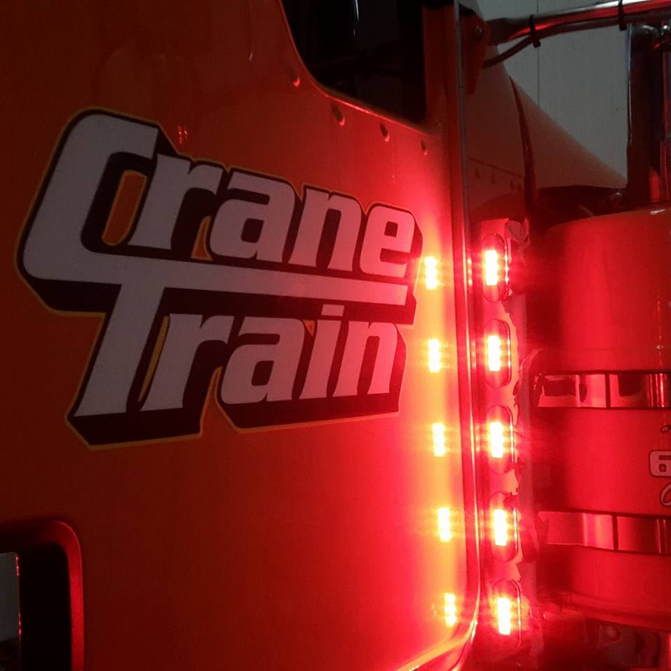 Stainless Steel T909 Rear Air 'Can' LED lights
