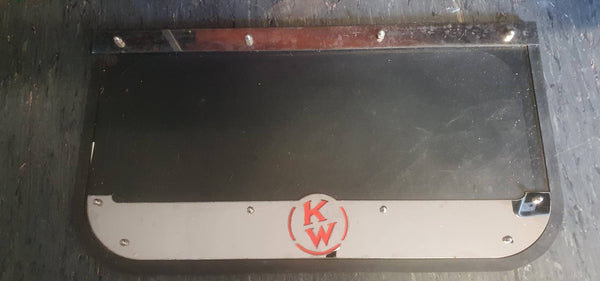 Custom Stainless Steel Mudflap Counterweights Crooked KW
