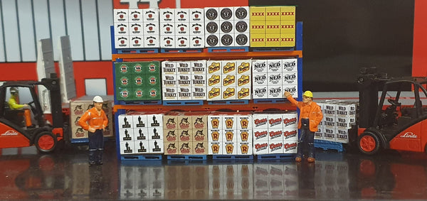 1:50 Scale model pallet load of 'COORS' Light Beer