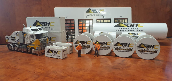 1:50 Scale Acrylic 4 Bay Showroom Diorama Big Hill Cranes (BHC)