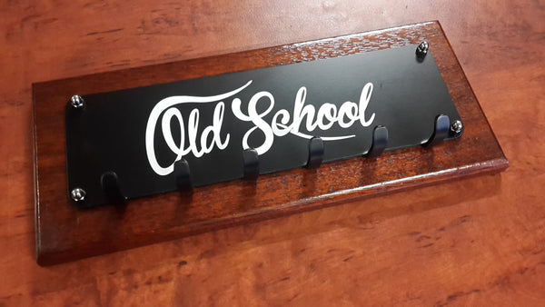 Wall mounted key ring holder 'Old School'
