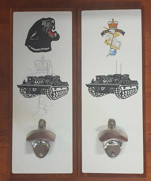 1st Armoured Regiment and Tech Support Squadron ARVM Bottle Opener