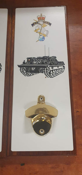RAEME 1st Armoured Regiment Tech Support ARVM Bottle Opener
