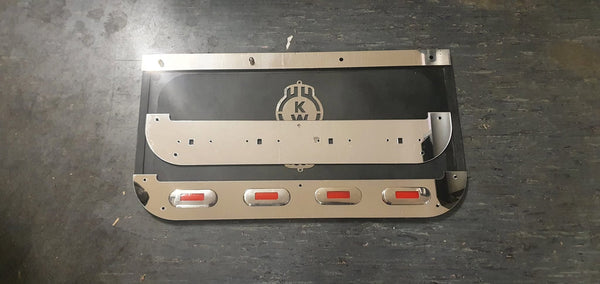 Stainless Steel Mudflap Counterweight with provision for 4 x LED lights