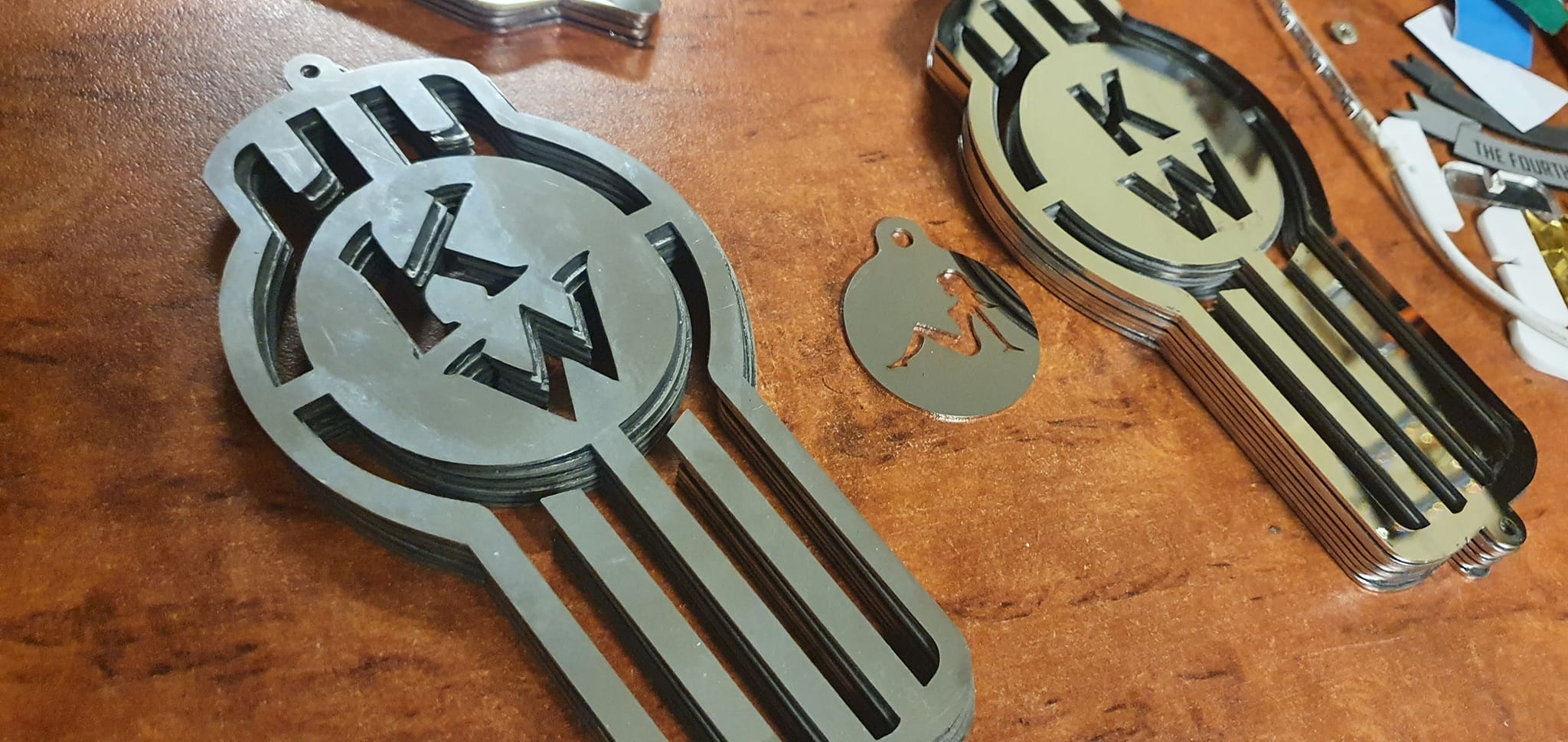 Custom Stainless Steel BOLT ON BUG LOGO