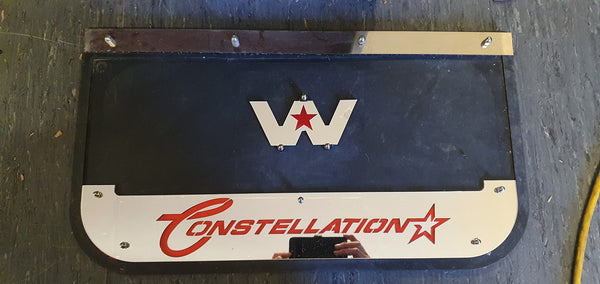 Custom Stainless Steel Mudflap Counterweights 'CONSTELLATION'