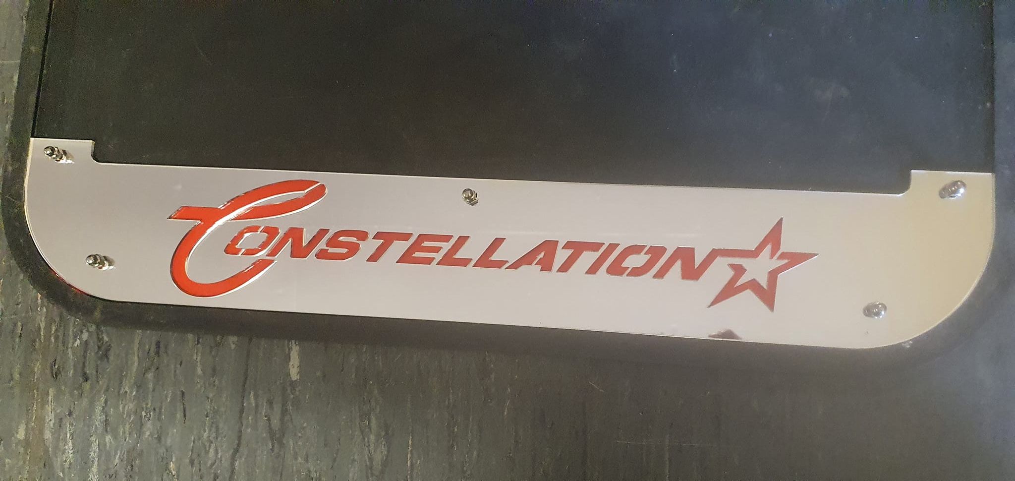 Custom Stainless Steel Mudflap Counterweights 'CONSTELLATION'