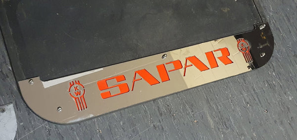 Custom Stainless Steel Mudflap Counterweights 'SAPAR'