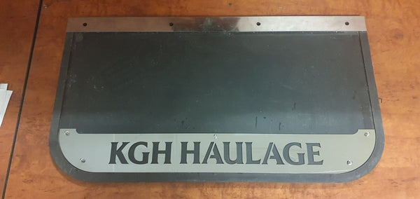 Custom Stainless Steel Mudflap Counterweights KGH Haulage