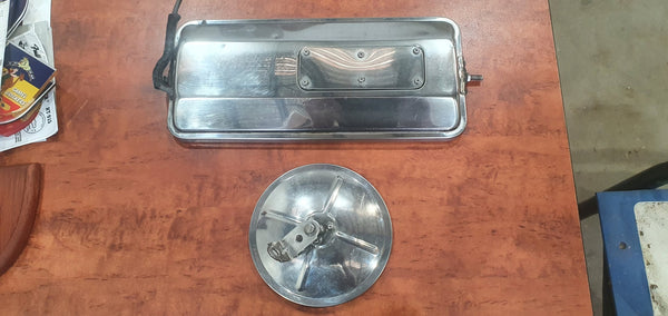 Stainless steel West Coast mirror blanking plate