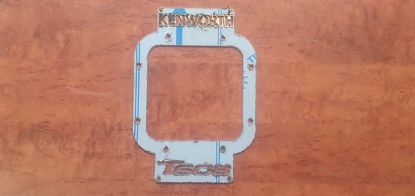 Stainless steel shift surround, KENWORTH T608
