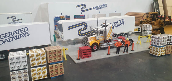 1:50 Scale model pallet load of 'Wild Turkey' Whiskey.