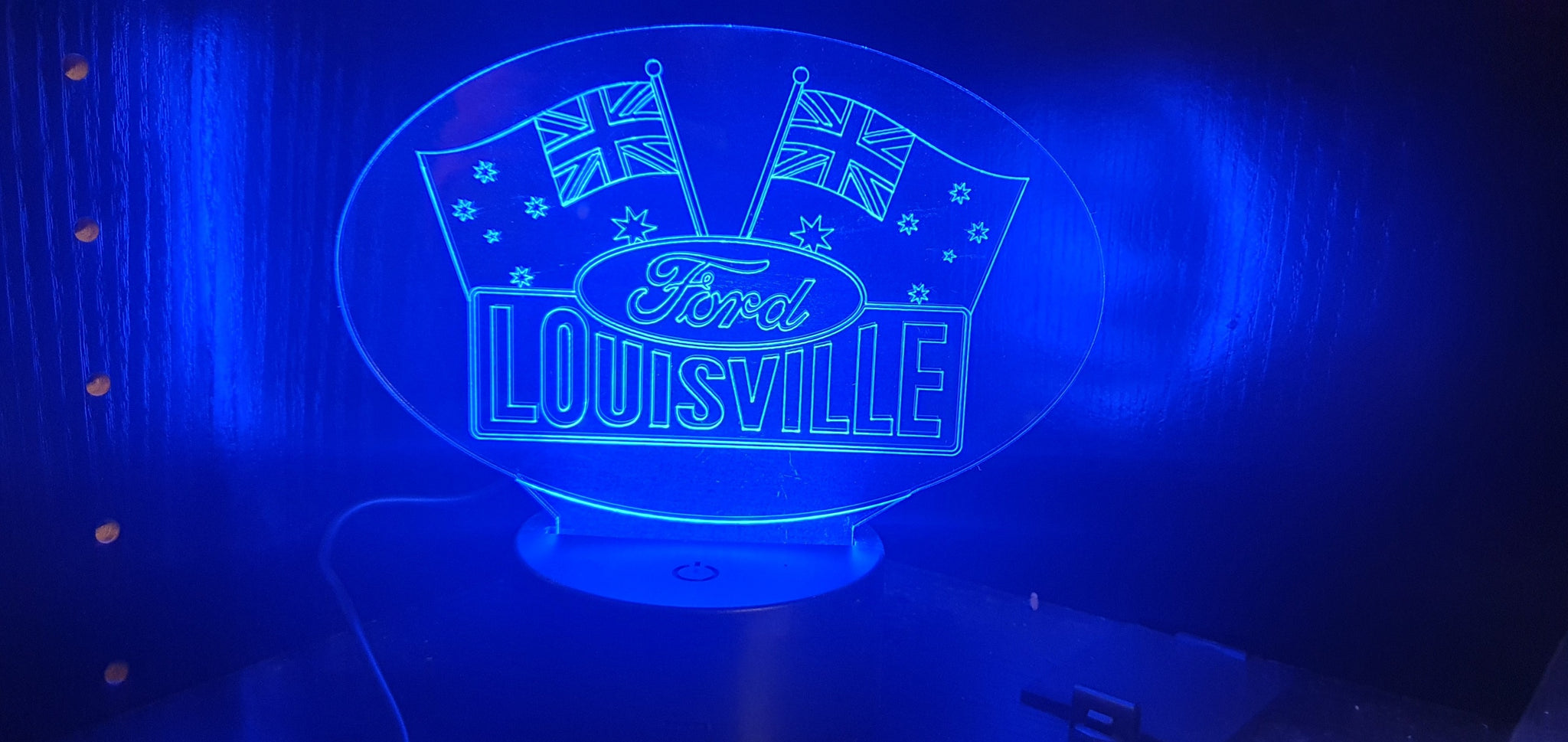 Acrylic 'edge lit' FORD LOUISVILLE