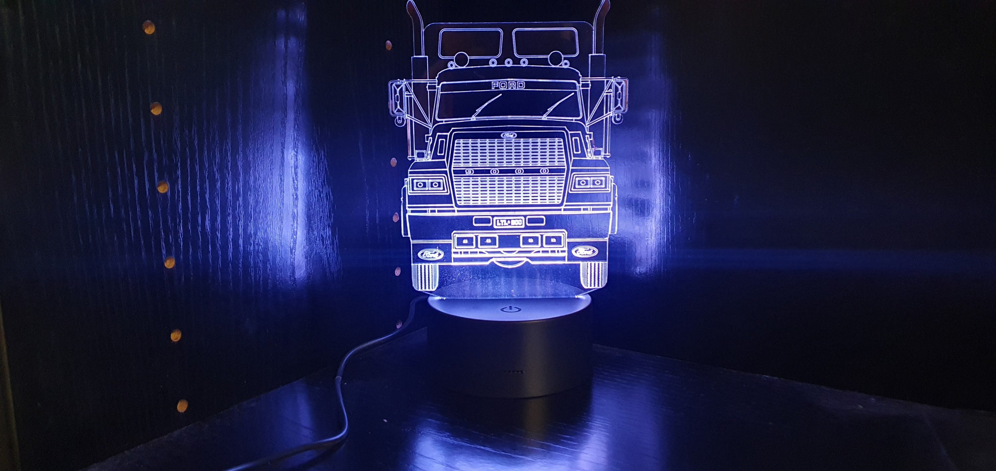 Acrylic 'edge lit' FORD LOUISVILLE 'full frontal'