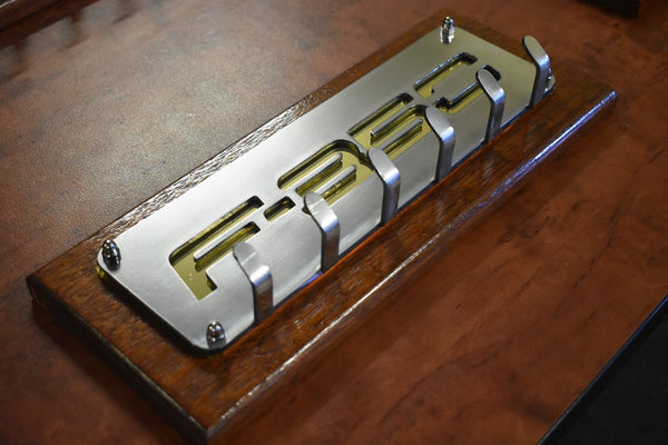 Stainless steel key ring holder F350 Gold