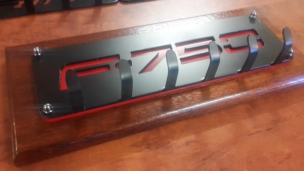Key Ring holder (KRH), wall mounted Ford F750 Red