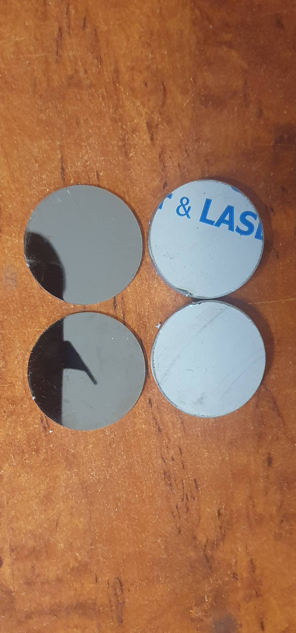 S/S Pedestal infill end caps (discs)