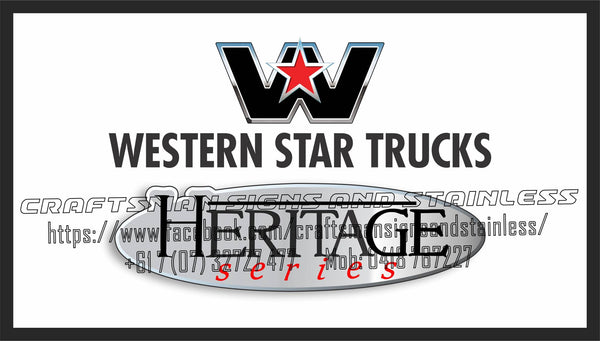 Bar/ Desk Mat Western Star 'HERITAGE' Series