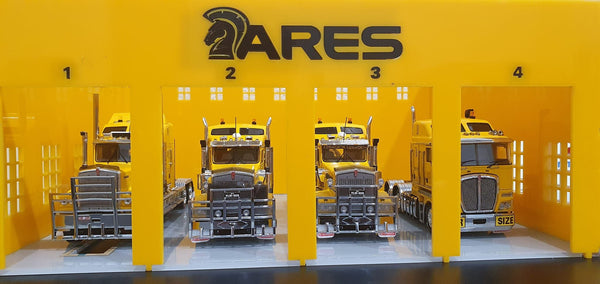 1:50 Scale Acrylic 4 Bay Workshop Diorama ARES Group