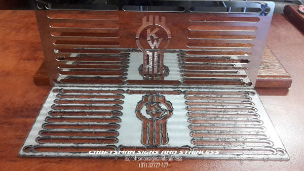 Stainless Steel Air Intake Grill-K104 ('Crooked' Bug)
