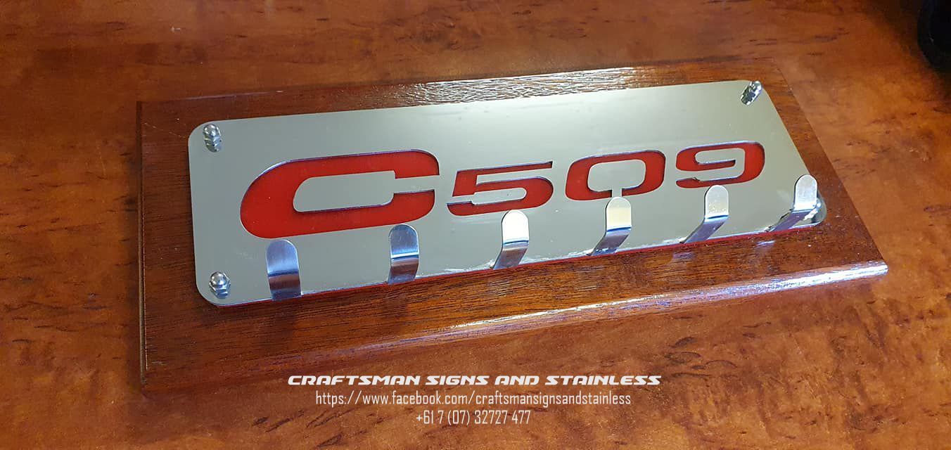 Stainless steel key ring holder KENWORTH C509