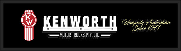 Seattle Style (Crooked KW) Kenworth Bar Mat